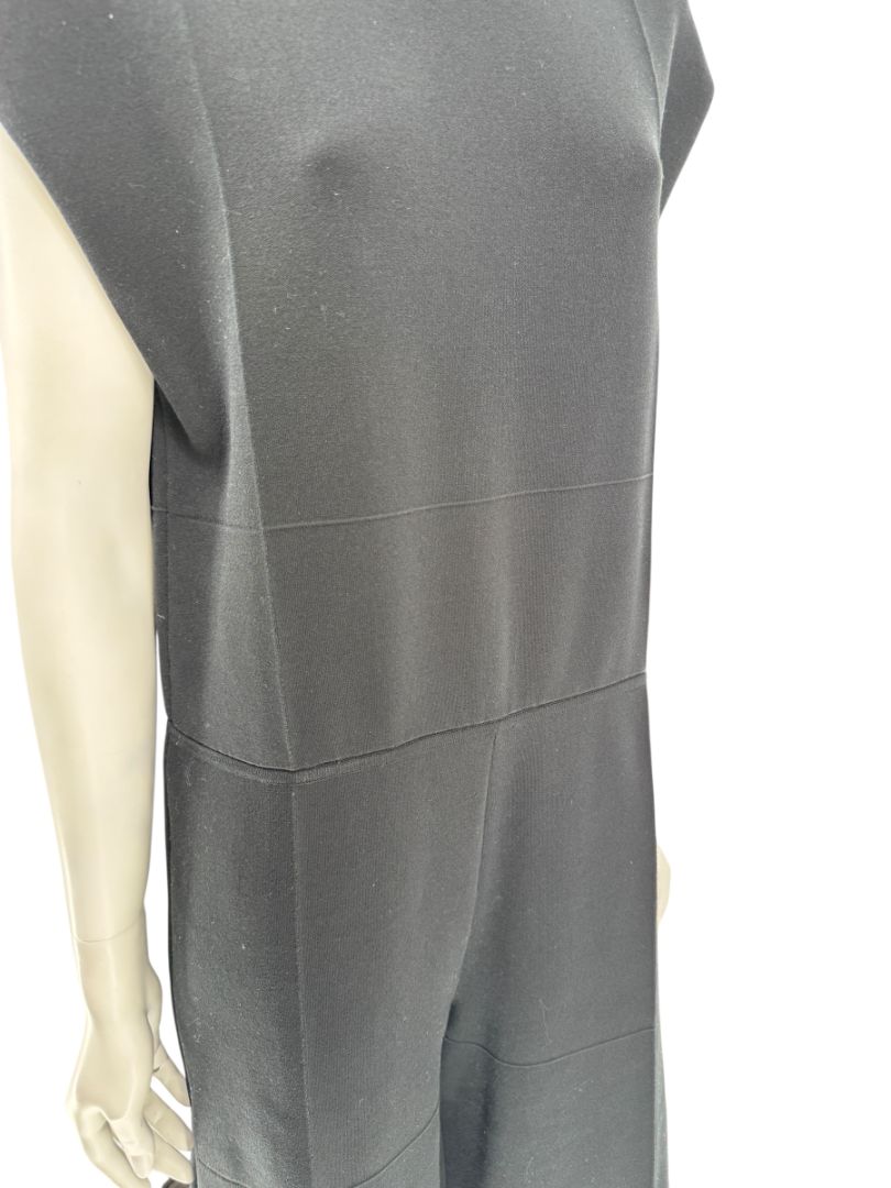 Balenciaga Black Sleeveless Wide-Leg Jumpsuit – Size FR 36