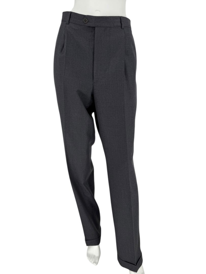 Armani Collezioni Men’s Virgin Wool Dress Trousers – Size 34