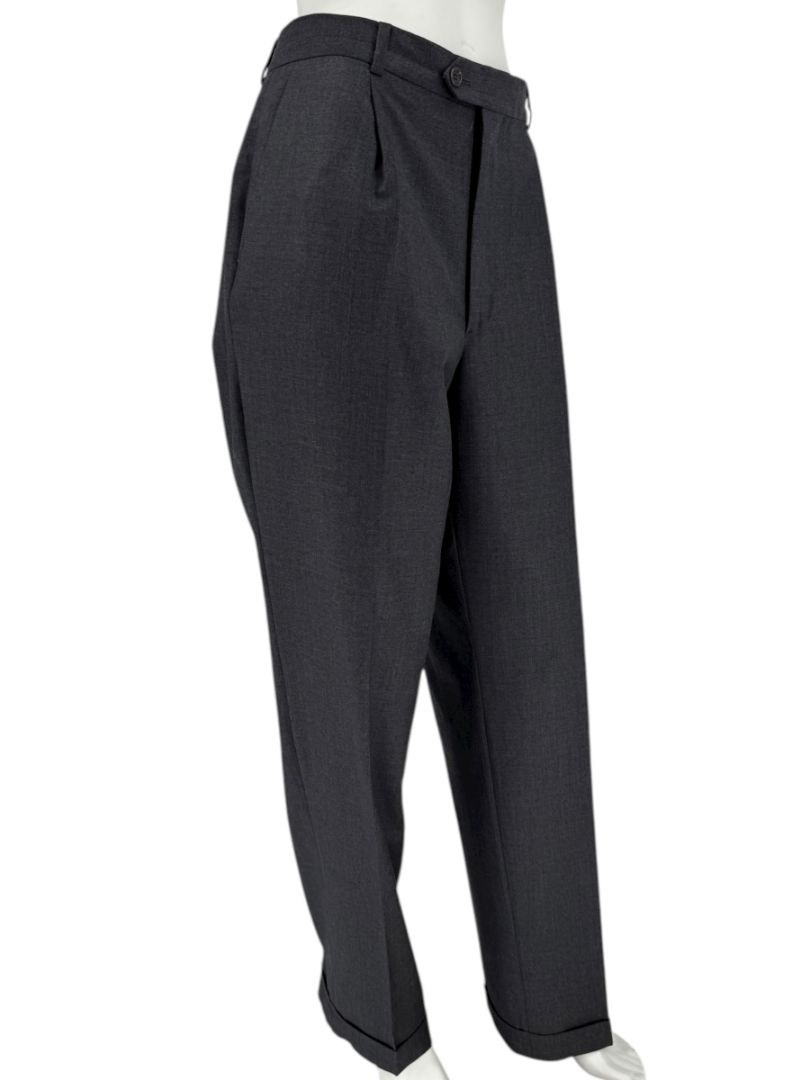 Armani Collezioni Men’s Virgin Wool Dress Trousers – Size 34