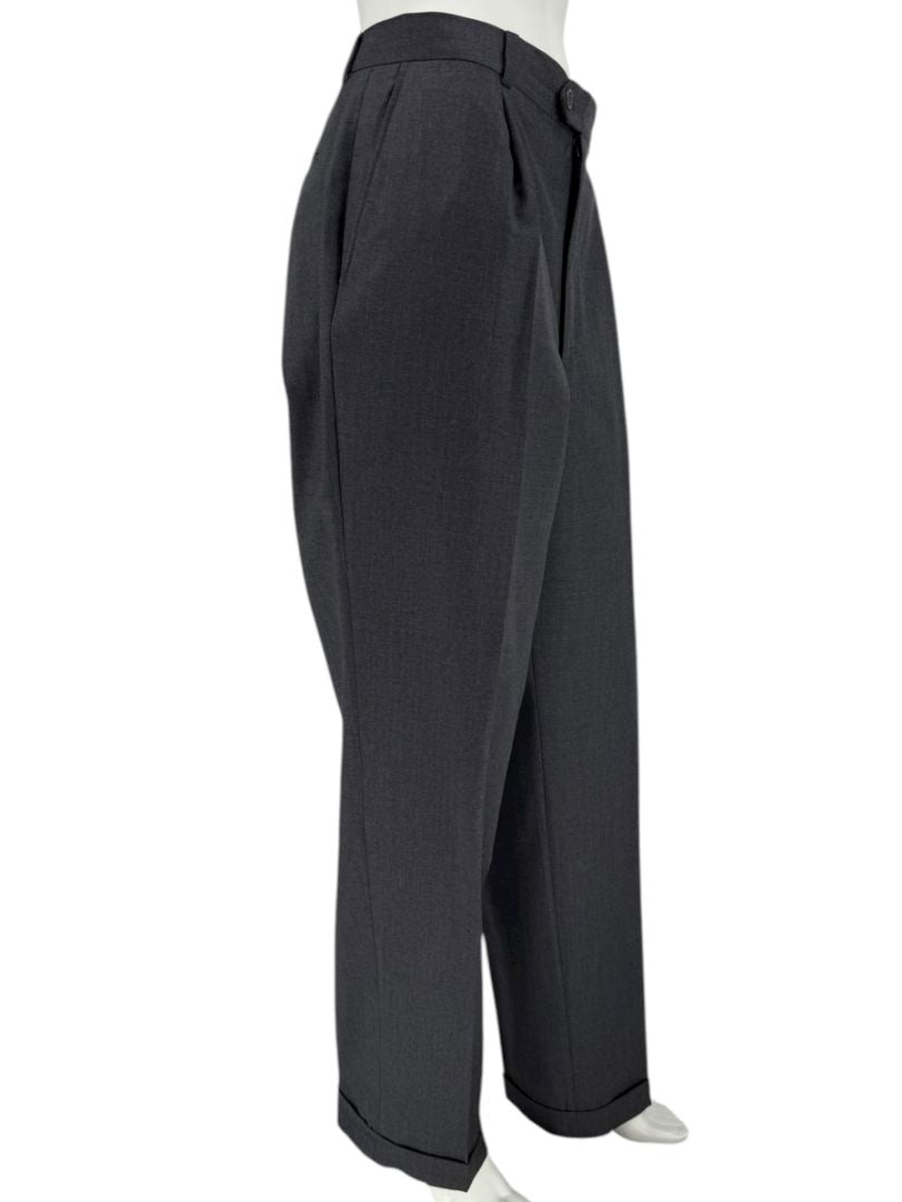 Armani Collezioni Men’s Virgin Wool Dress Trousers – Size 34