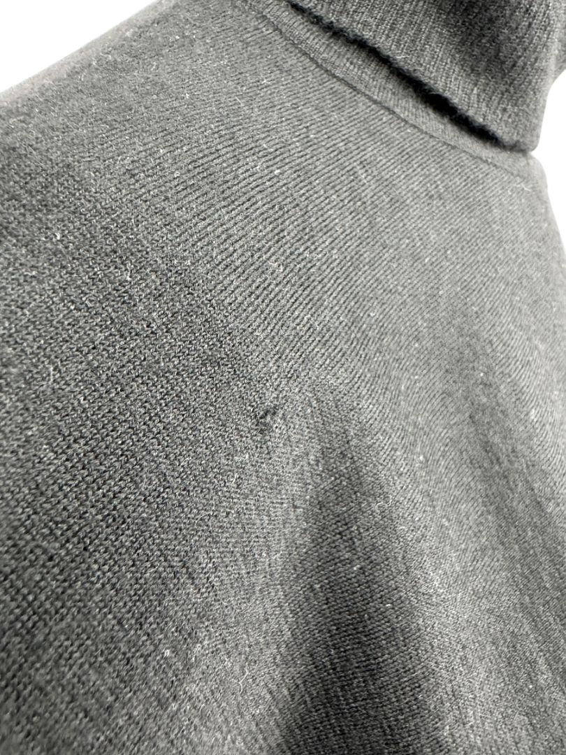 Rena Lange Women’s Black 100% Cashmere Turtleneck Sweater – Size L