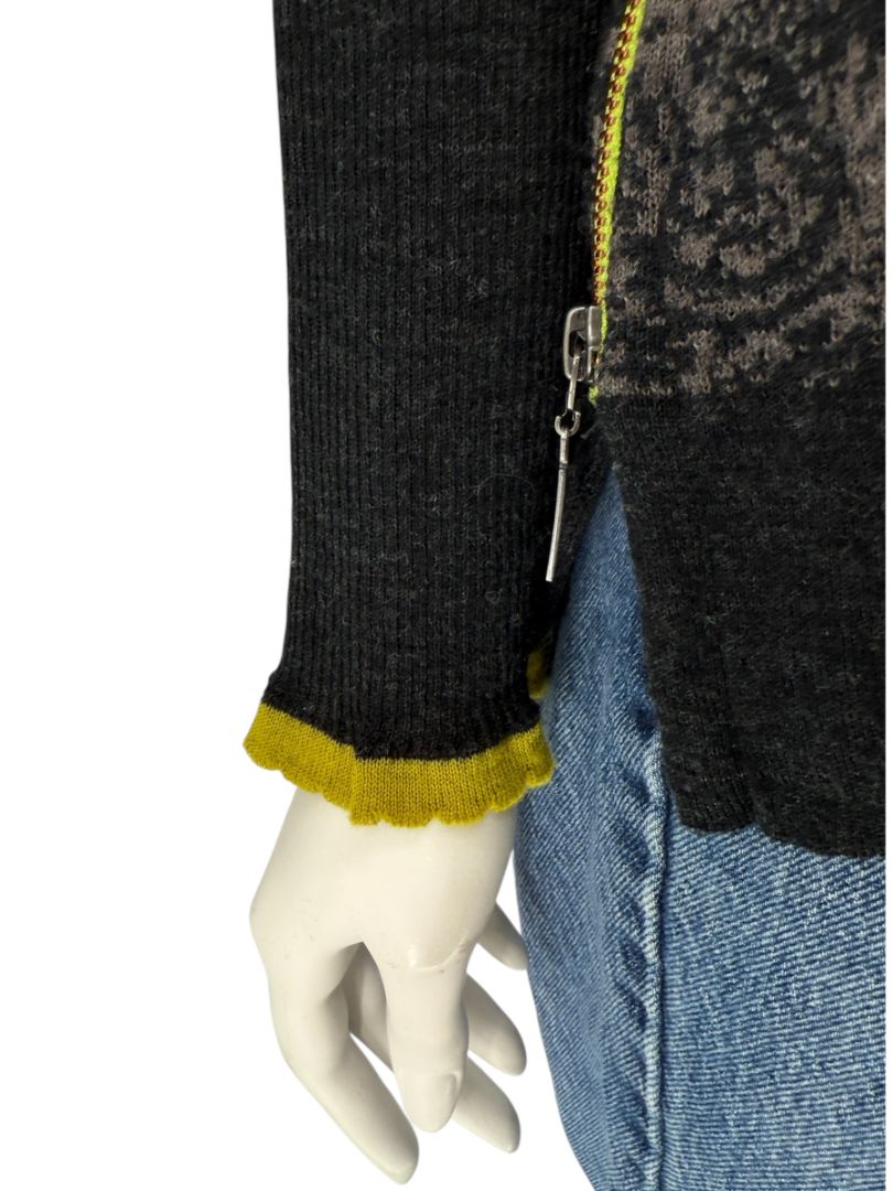 Eva & Claudi Floral Wool Sweater – Size L