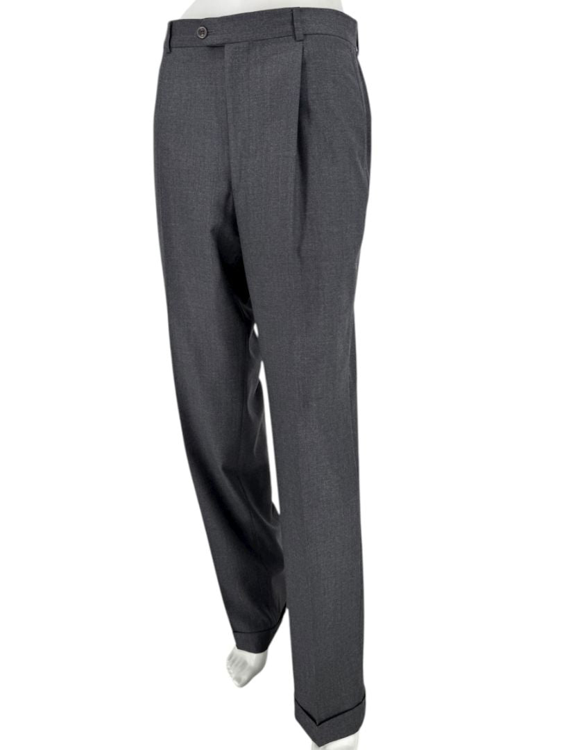 Armani Collezioni Men’s Virgin Wool Dress Trousers – Size 34