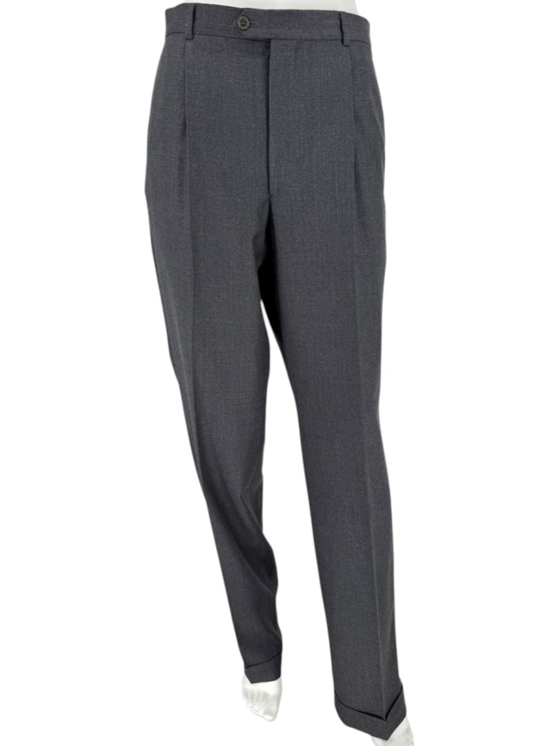 Armani Collezioni Men’s Virgin Wool Dress Trousers – Size 34