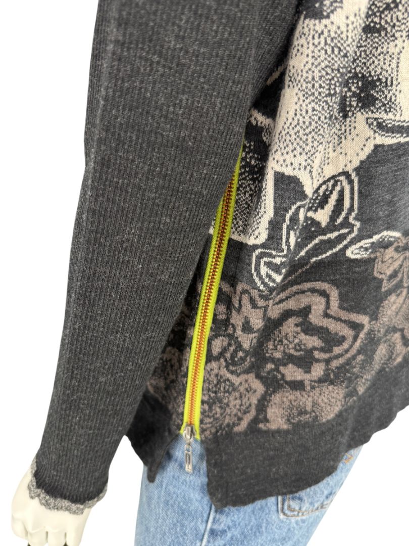 Eva & Claudi Floral Wool Sweater – Size L