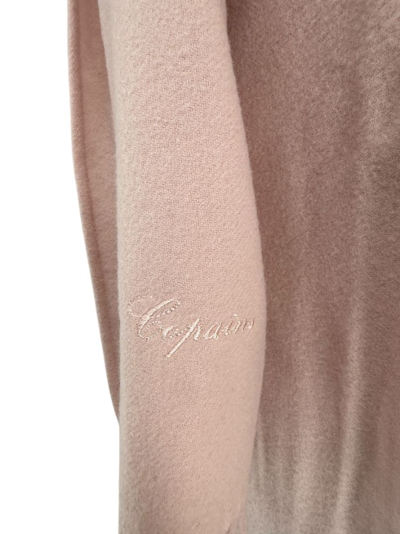 Les Copains Blush Pink Wool Shawl Wrap – Excellent Pre-Owned Condition