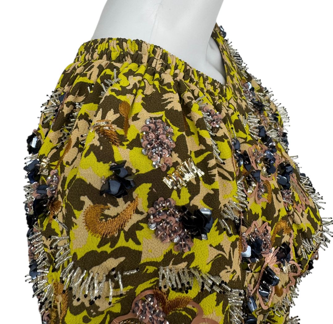 Christian Dior Cruise 2017 Embellished Mini Dress - Size 6