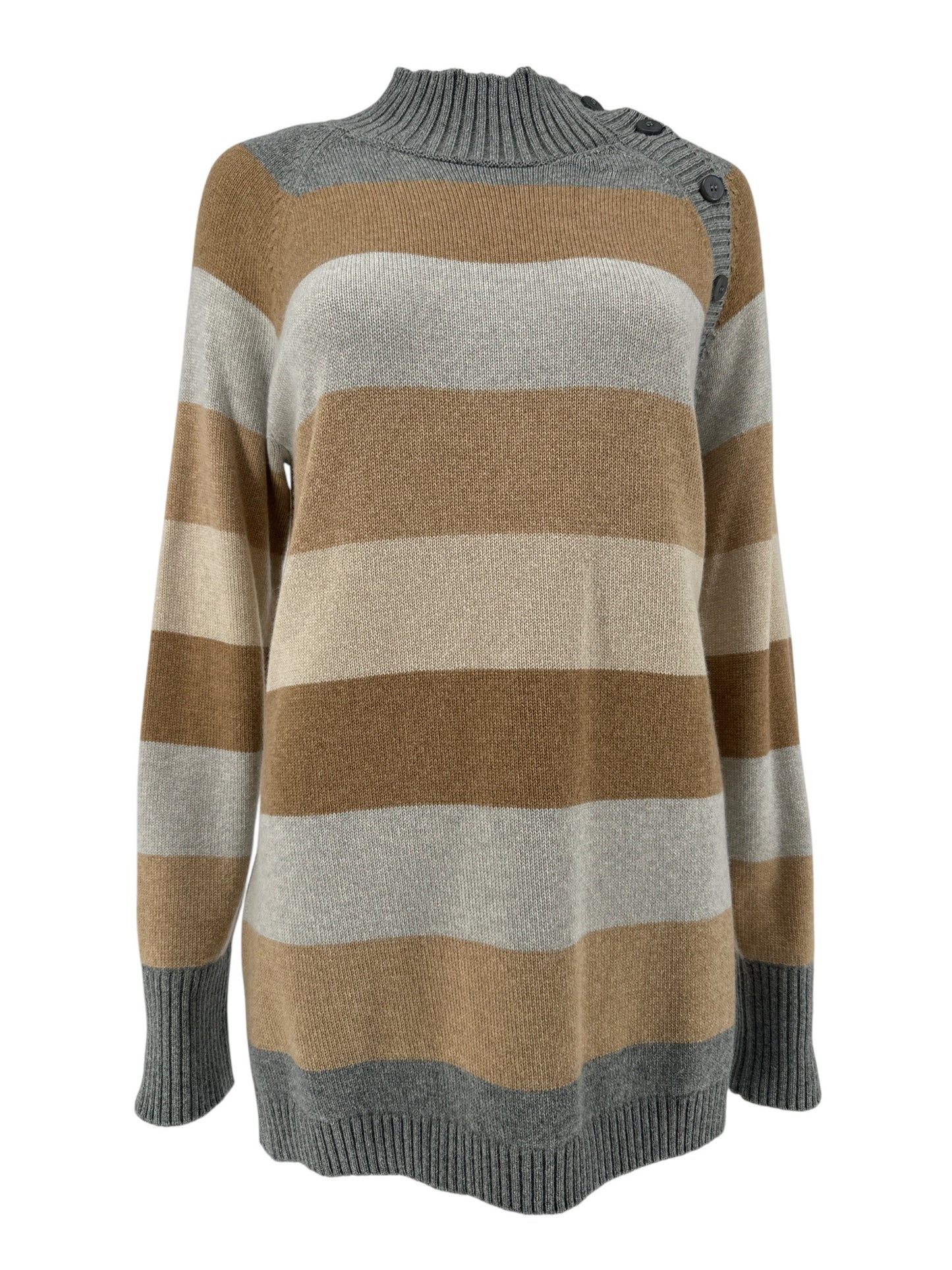 Loro Piana Wharton Striped Cashmere Sweater - Size S