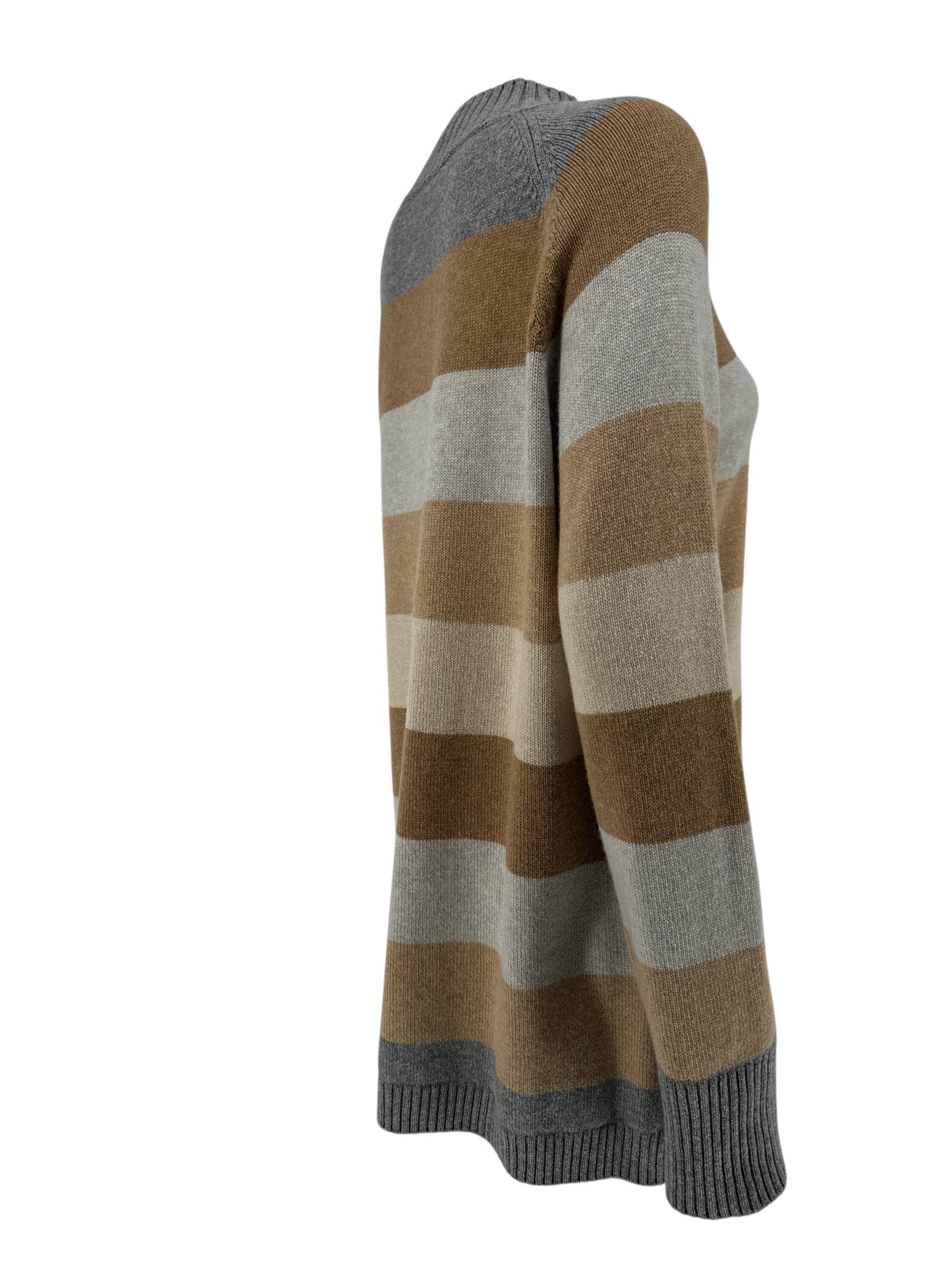 Loro Piana Wharton Striped Cashmere Sweater - Size S