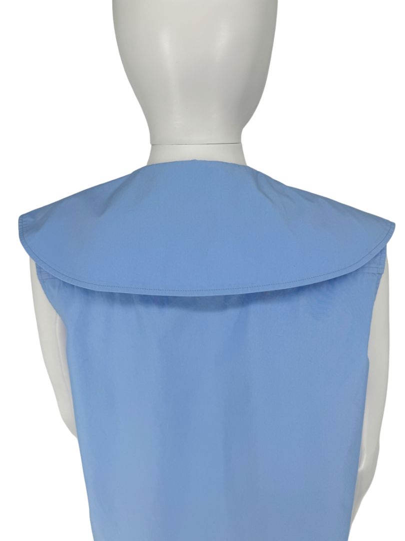 Loulou Studio Light Blue Sleeveless Poplin Tunic – Size L