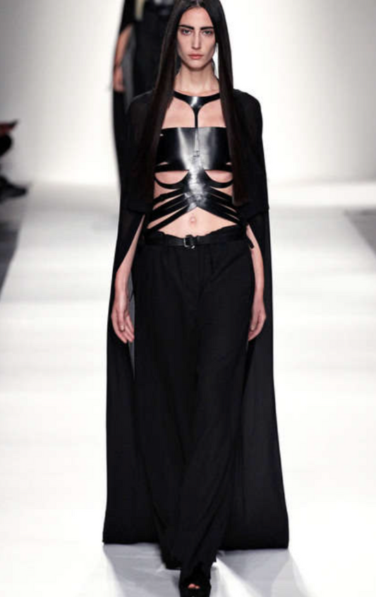 Ann Demeulemeester Spring 2013 Leather Bondage Harness - NWT