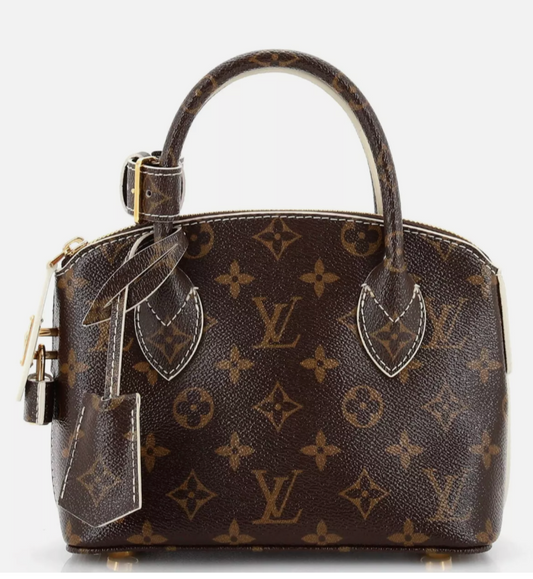 LOUIS VUITTON Louis Vuitton Shiny Monogram Lockit BB Handbag