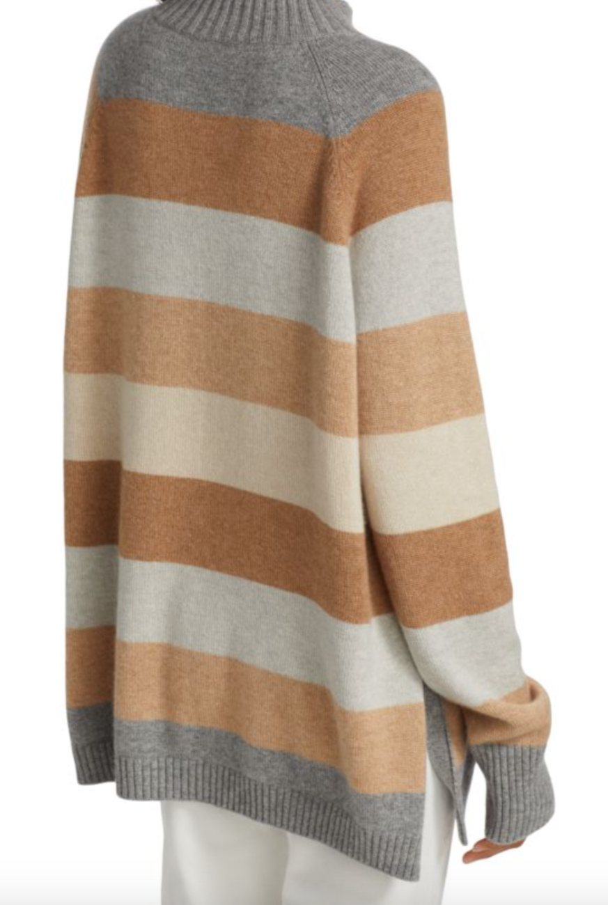 Loro Piana Wharton Striped Cashmere Sweater - Size S