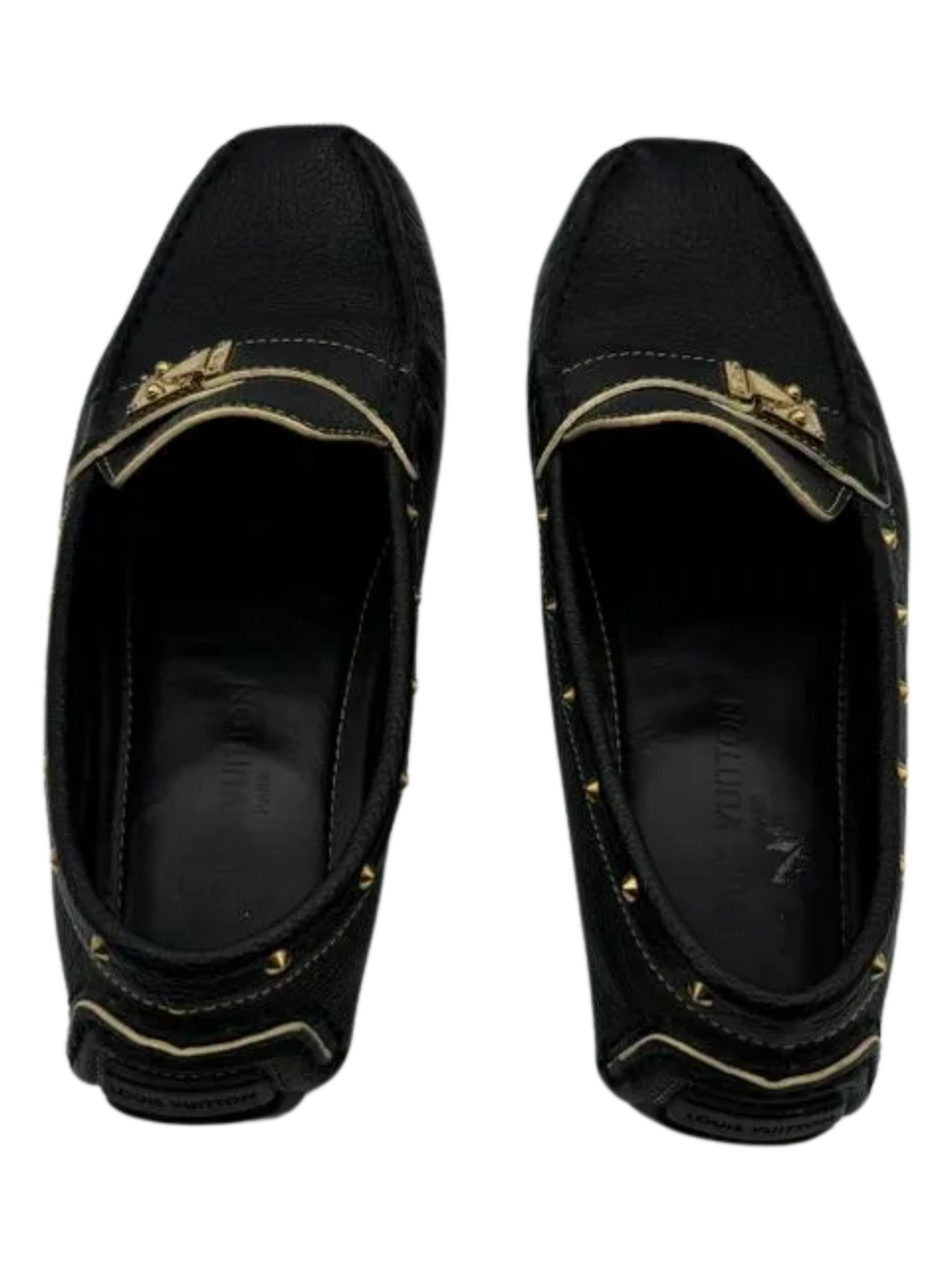 Louis Vuitton Goatskin Studded Suhali Loafers