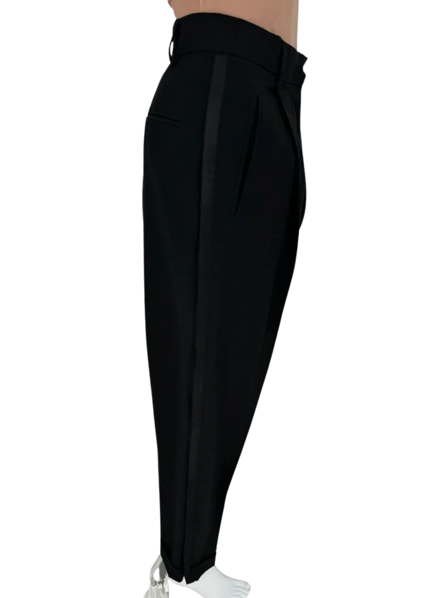 Jean Paul Gaultier Tuxedo Zipper Side Trousers