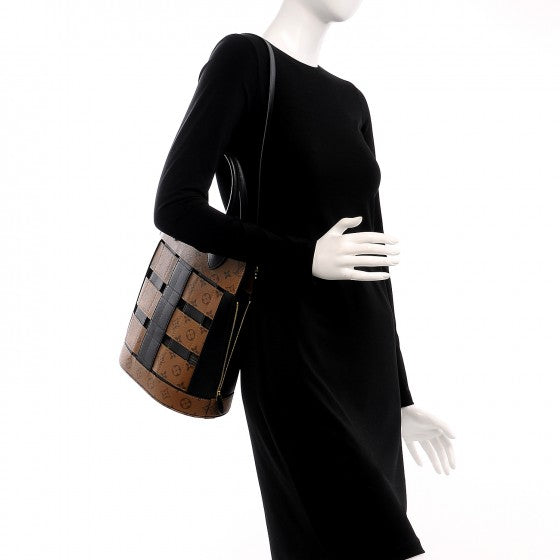 Louis Vuitton Reverse Monogram Tressage Tote