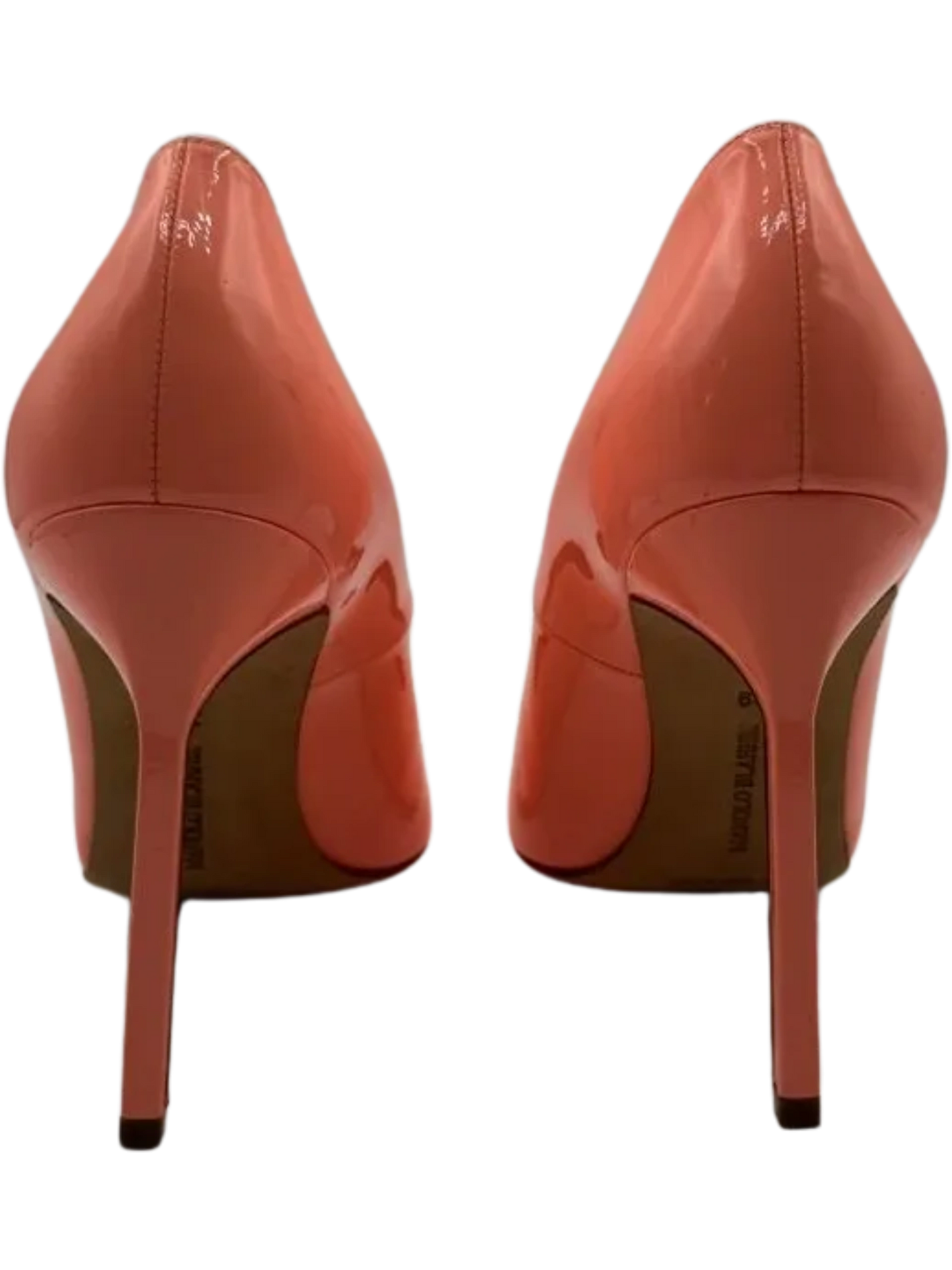 Manolo Blahnik “BB” Pointy-Toe Pumps in Coral 2014 Resort Collection