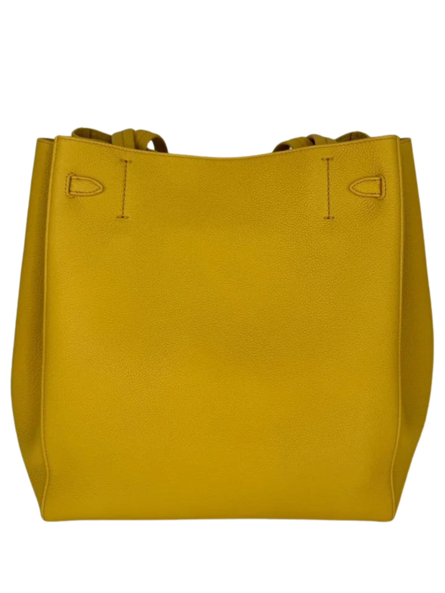 NWT Celine Cabas Phantom Tote in soft grained calk skin - Citron color