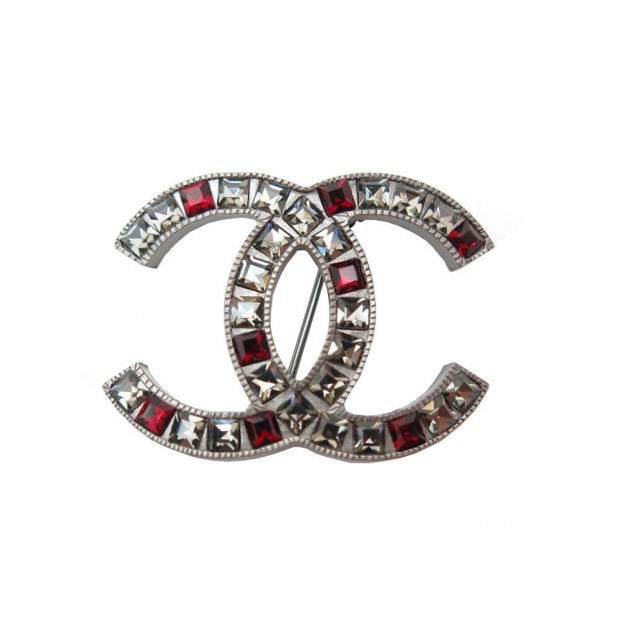 Chanel Strass CC Pin Brooch