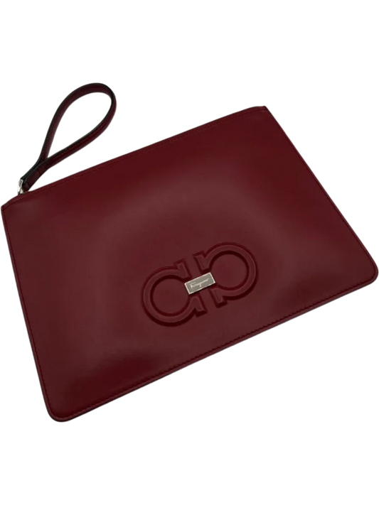 Ferragamo Logo Wristlet