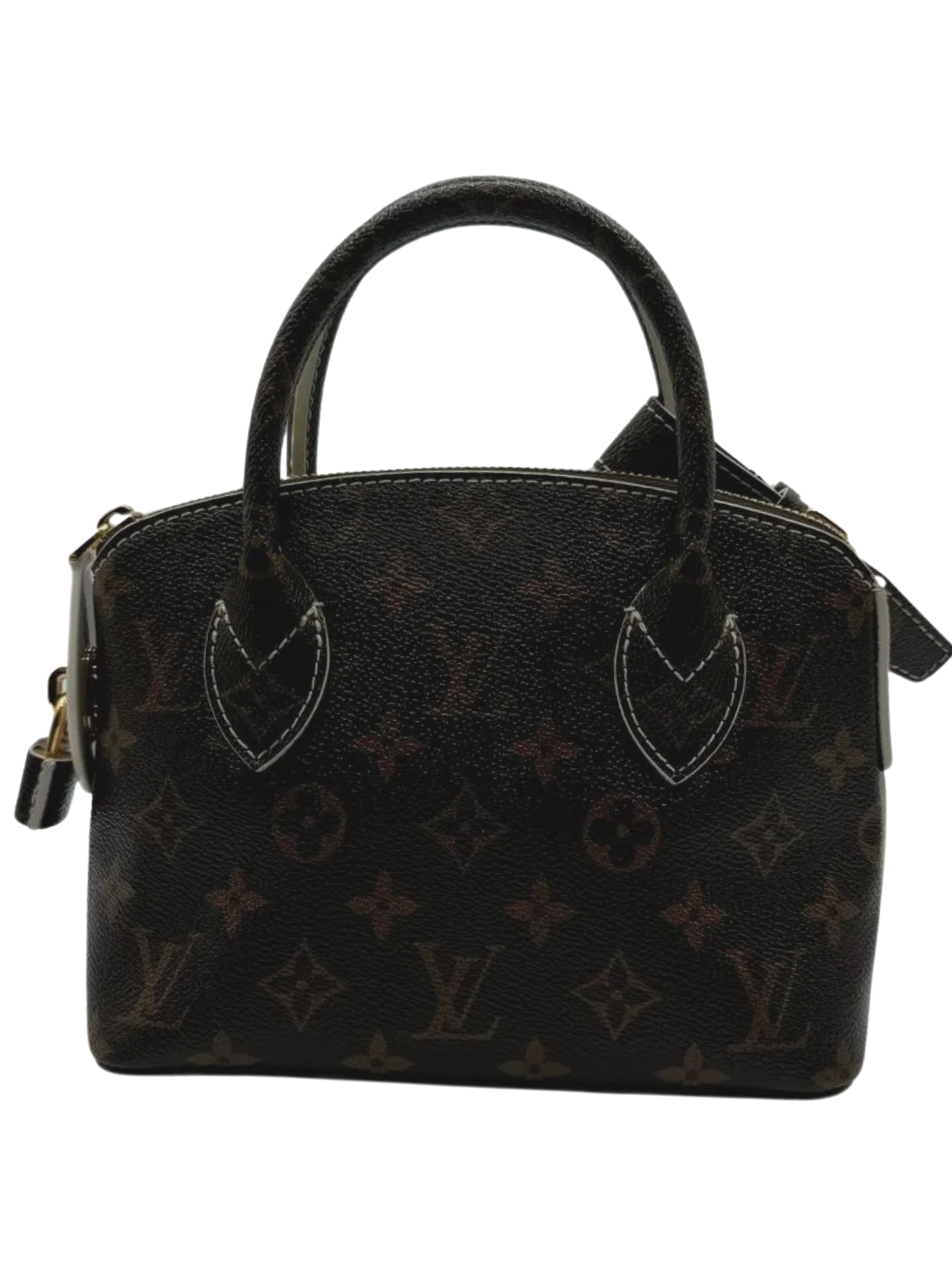 LOUIS VUITTON Louis Vuitton Shiny Monogram Lockit BB Handbag