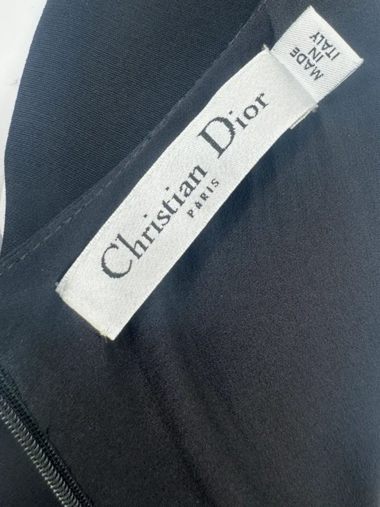 Christian Dior Silk/Wool Peplum Dress