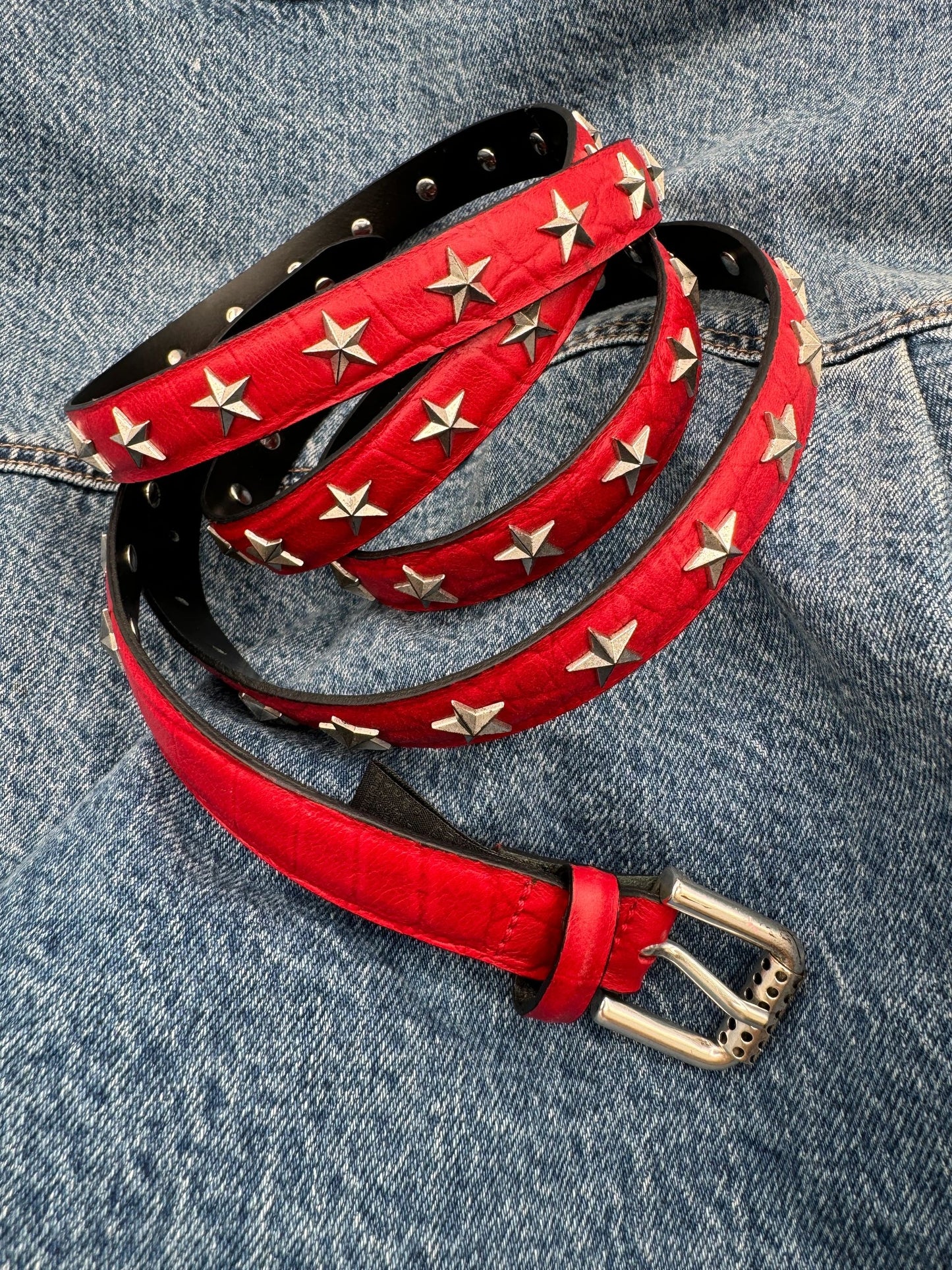 Red Just Cavalli Belt