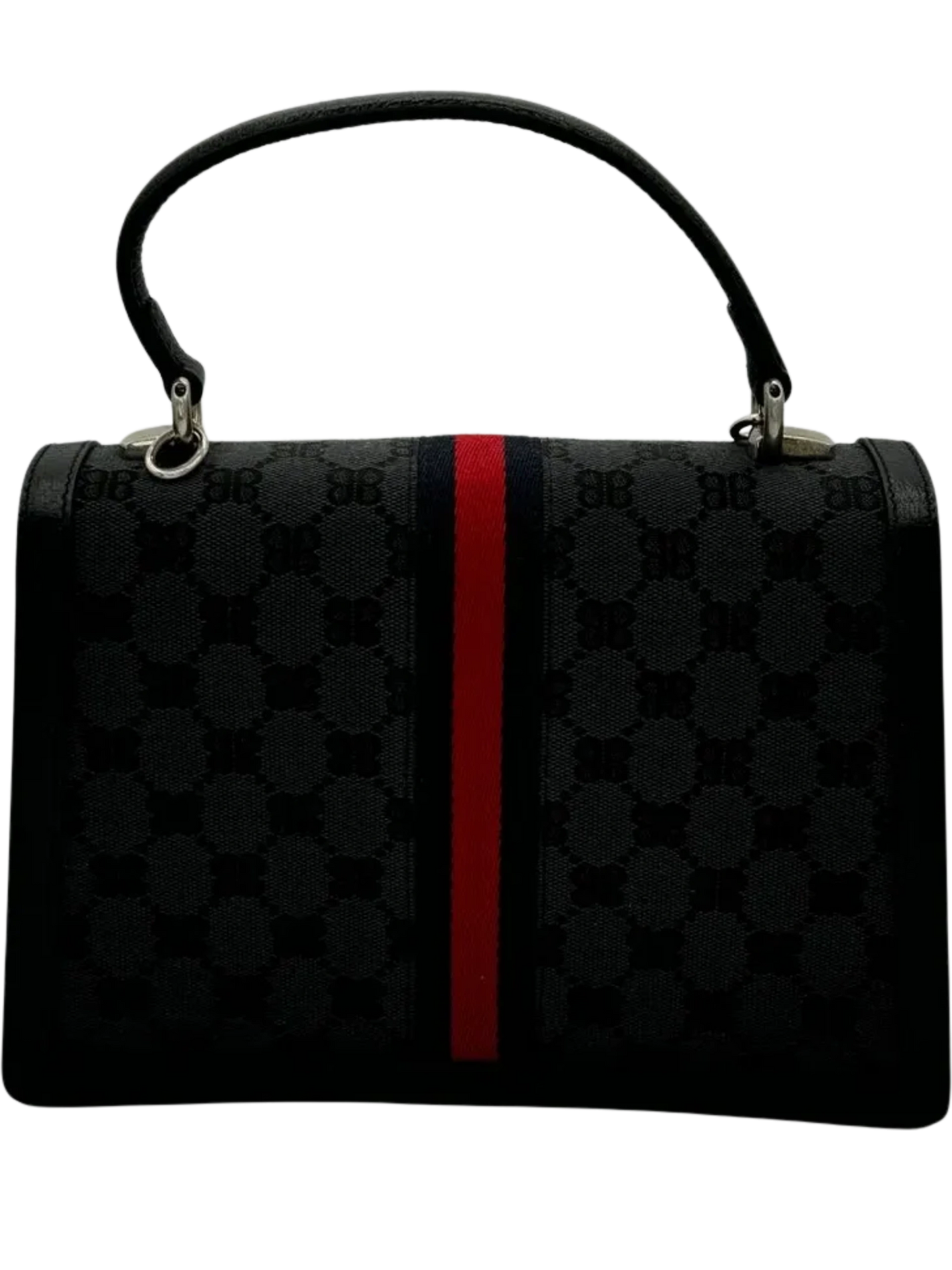 Gucci X BALENCIAGA BB Supreme Monogram Top Handle Bag