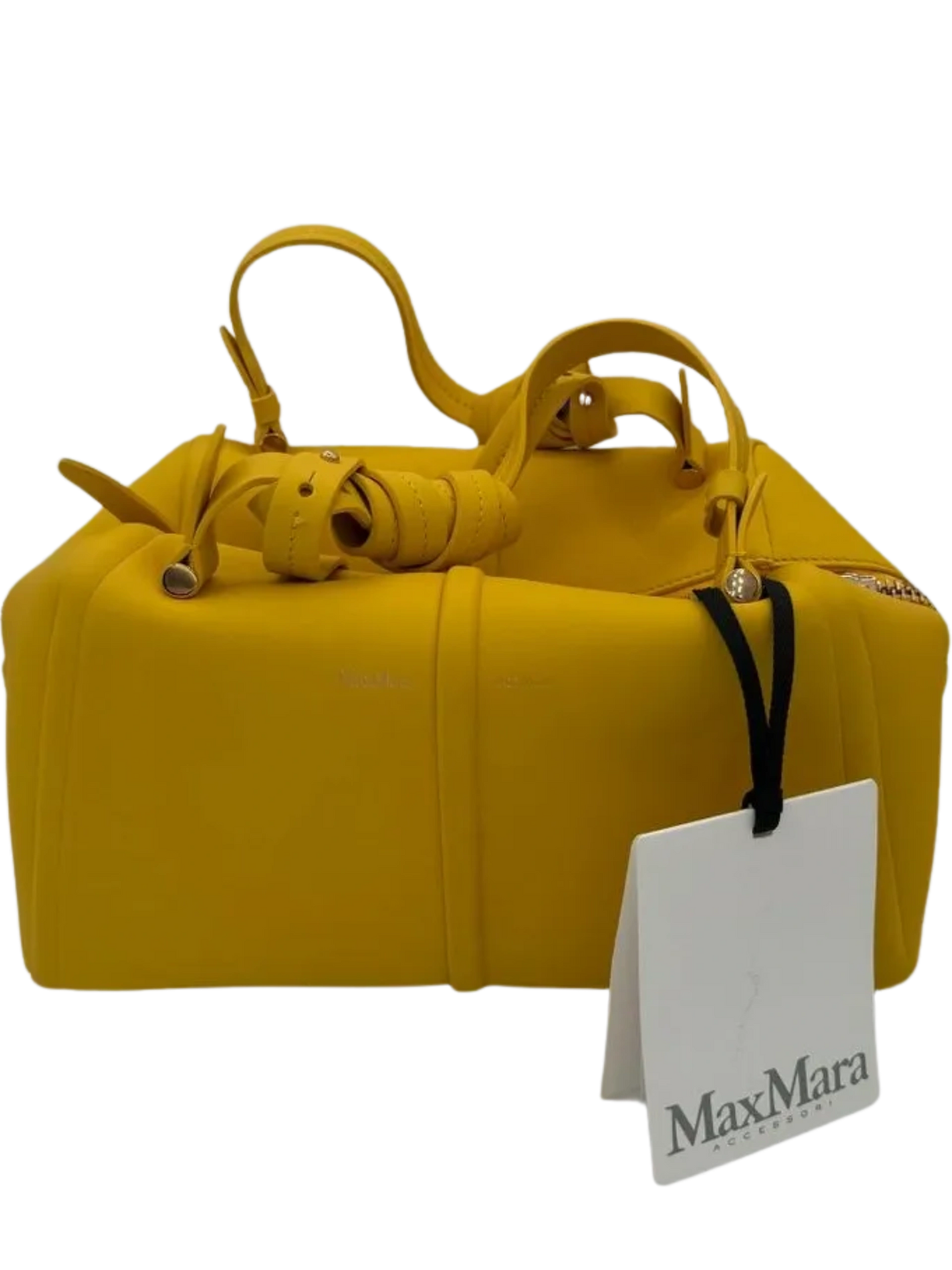 NWT Max Mara Ladies Elsab Yellow Handbag