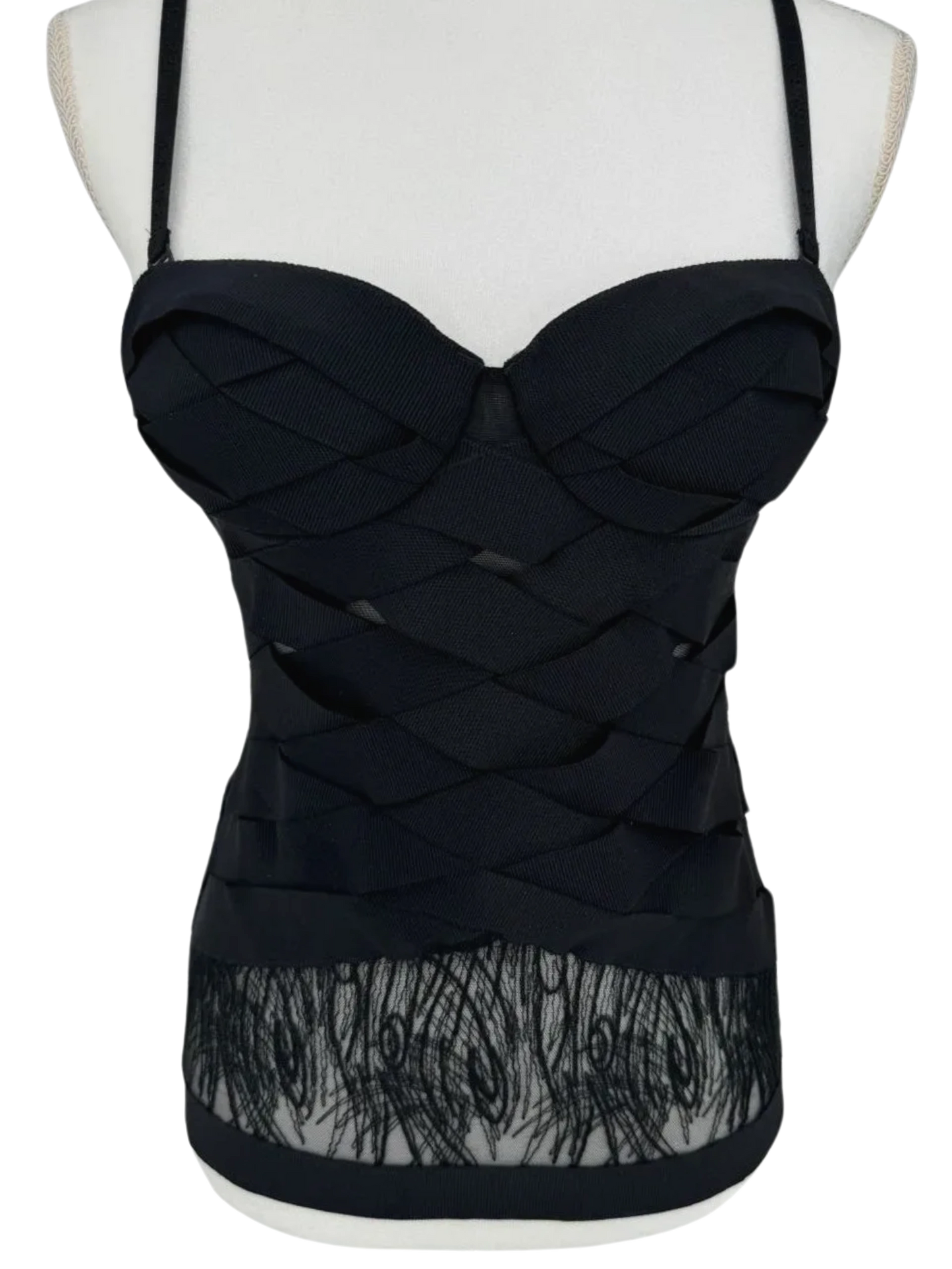 La Perla Bandage Corset with Lace