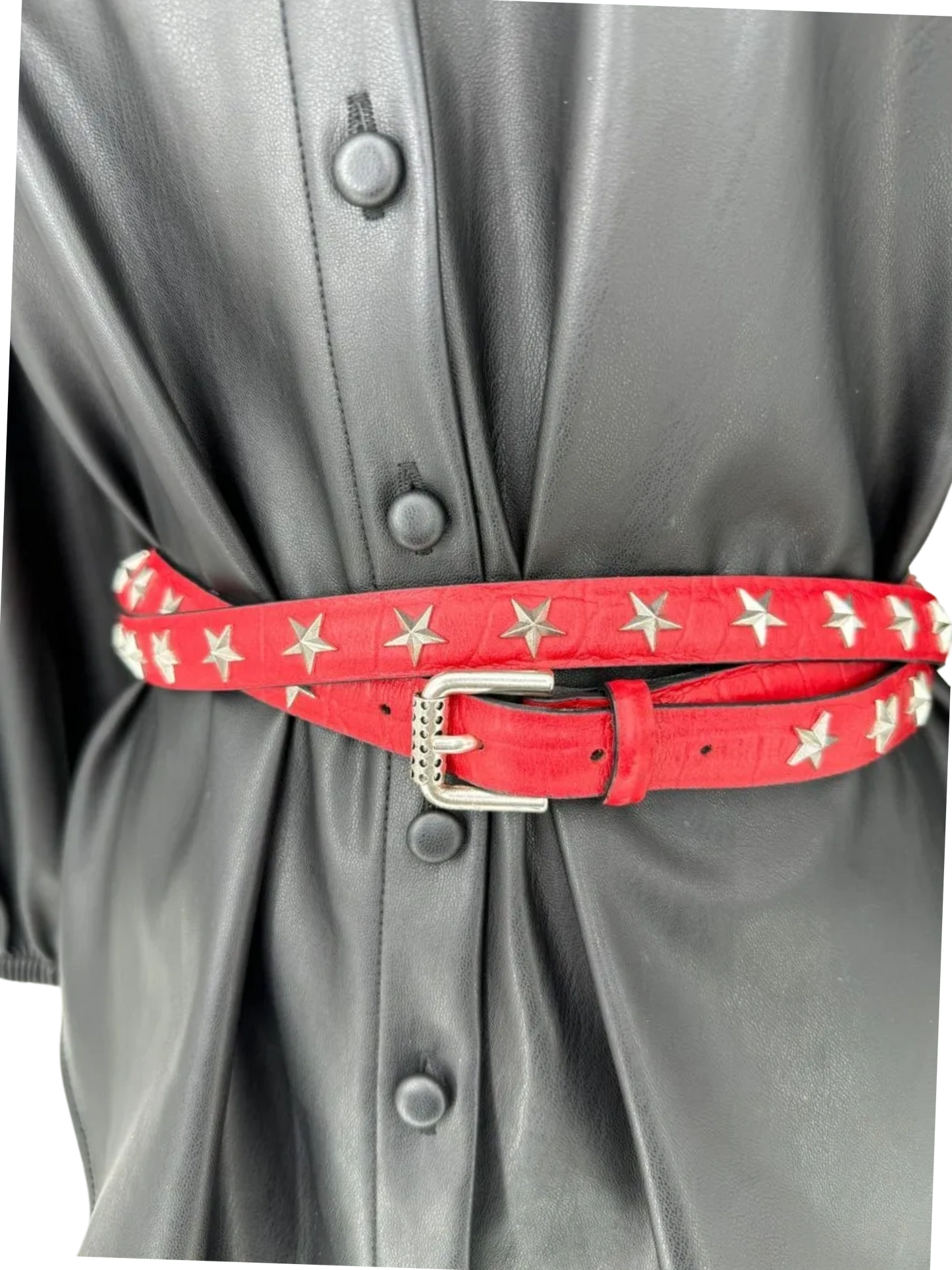 Red Just Cavalli Belt