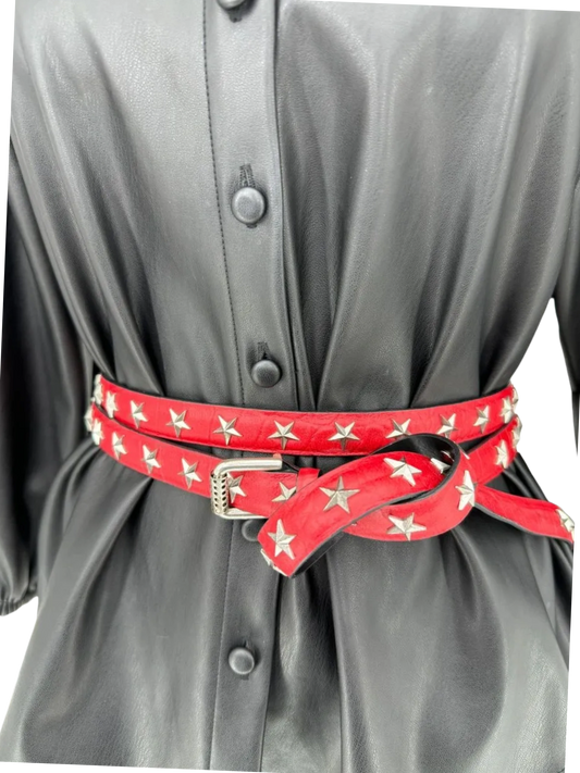 Red Just Cavalli Belt