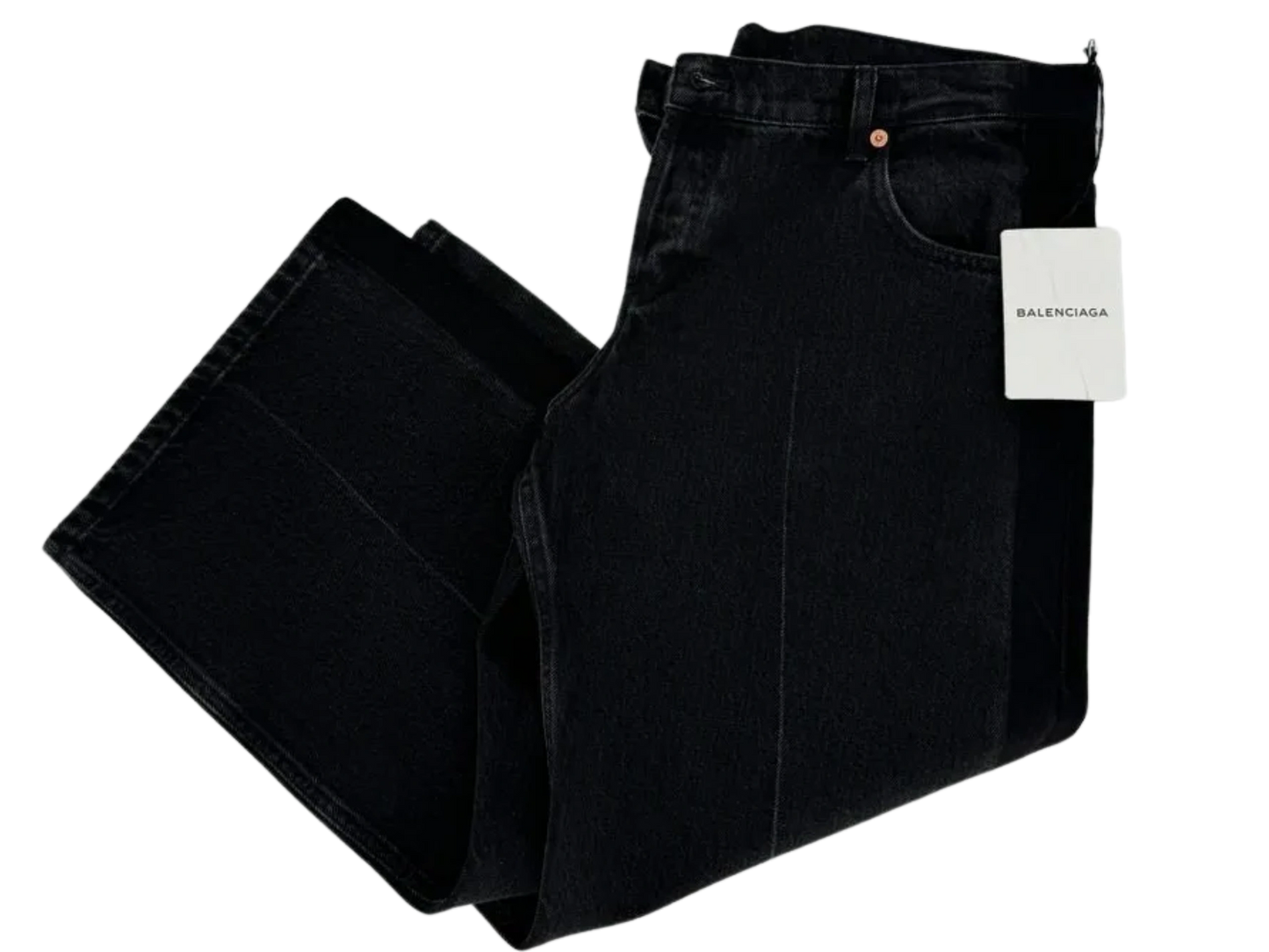 Balenciaga Black Crop Jeans