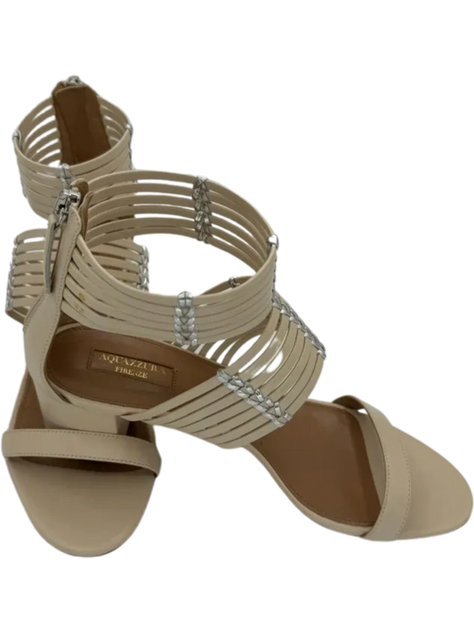 Aquazzura Ravello Leather Sandals