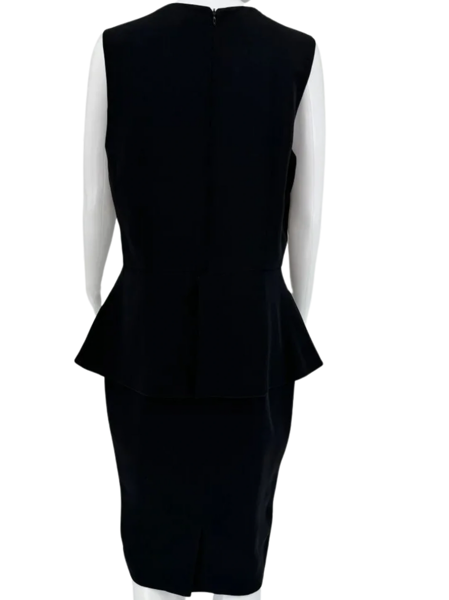 Christian Dior Silk/Wool Peplum Dress