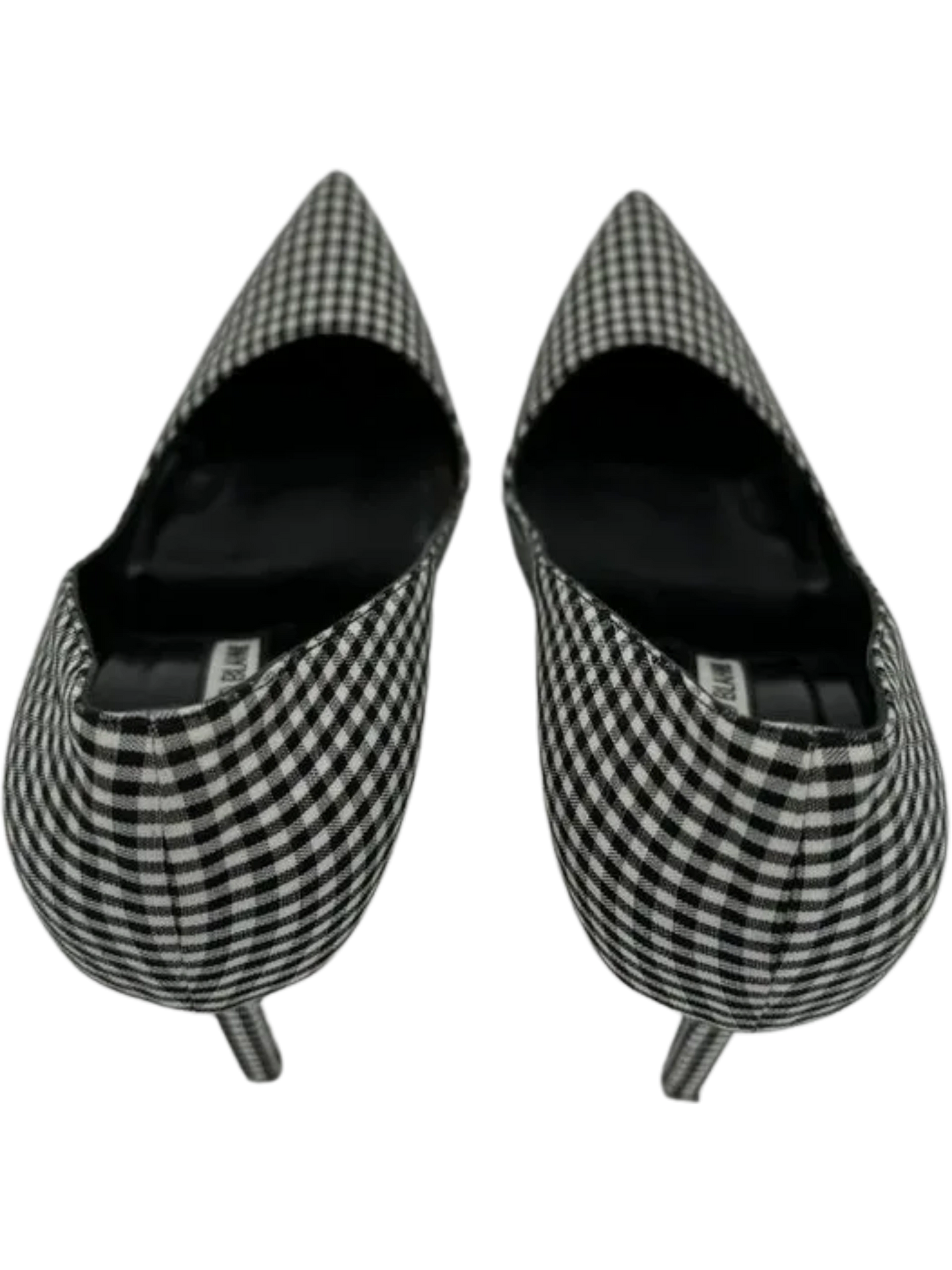 Manolo Blahnik Women's Black/White Gingham Stiletto