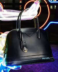 Prada F/W 2018 City Calfskin Mirage Promenade Tote Black