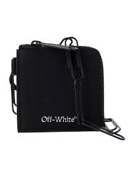 Off-White Virgil Abloh Black Paperclip Chain Zip Top Wallet – One Size – New With Tags