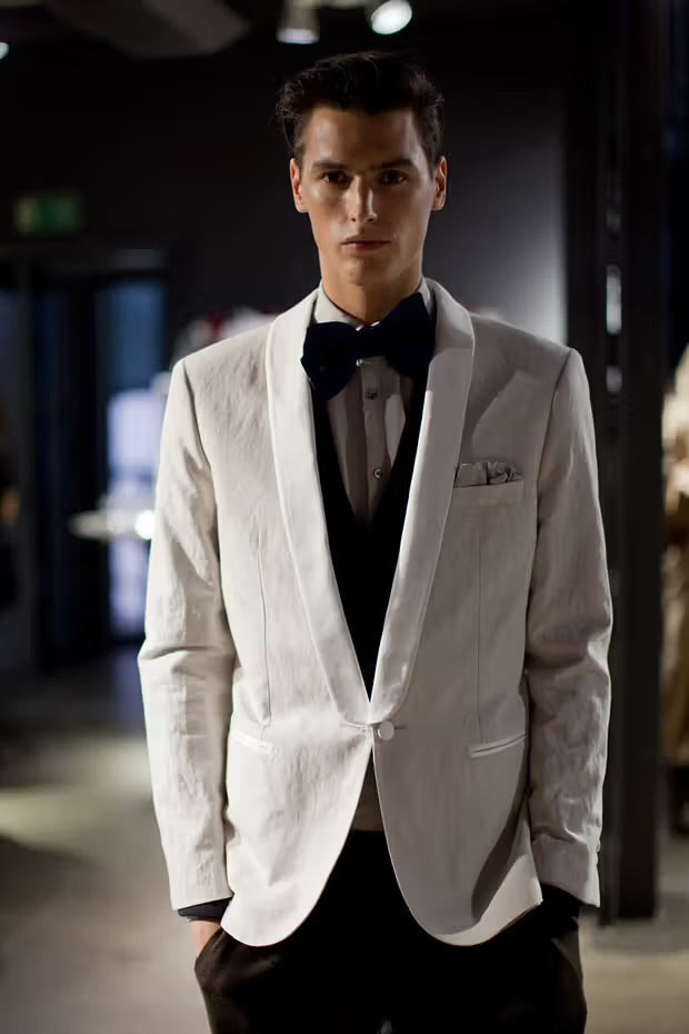 Lanvin ♥ H&M Men’s Beige Tuxedo Blazer – Limited Edition – EU 52/US 42R