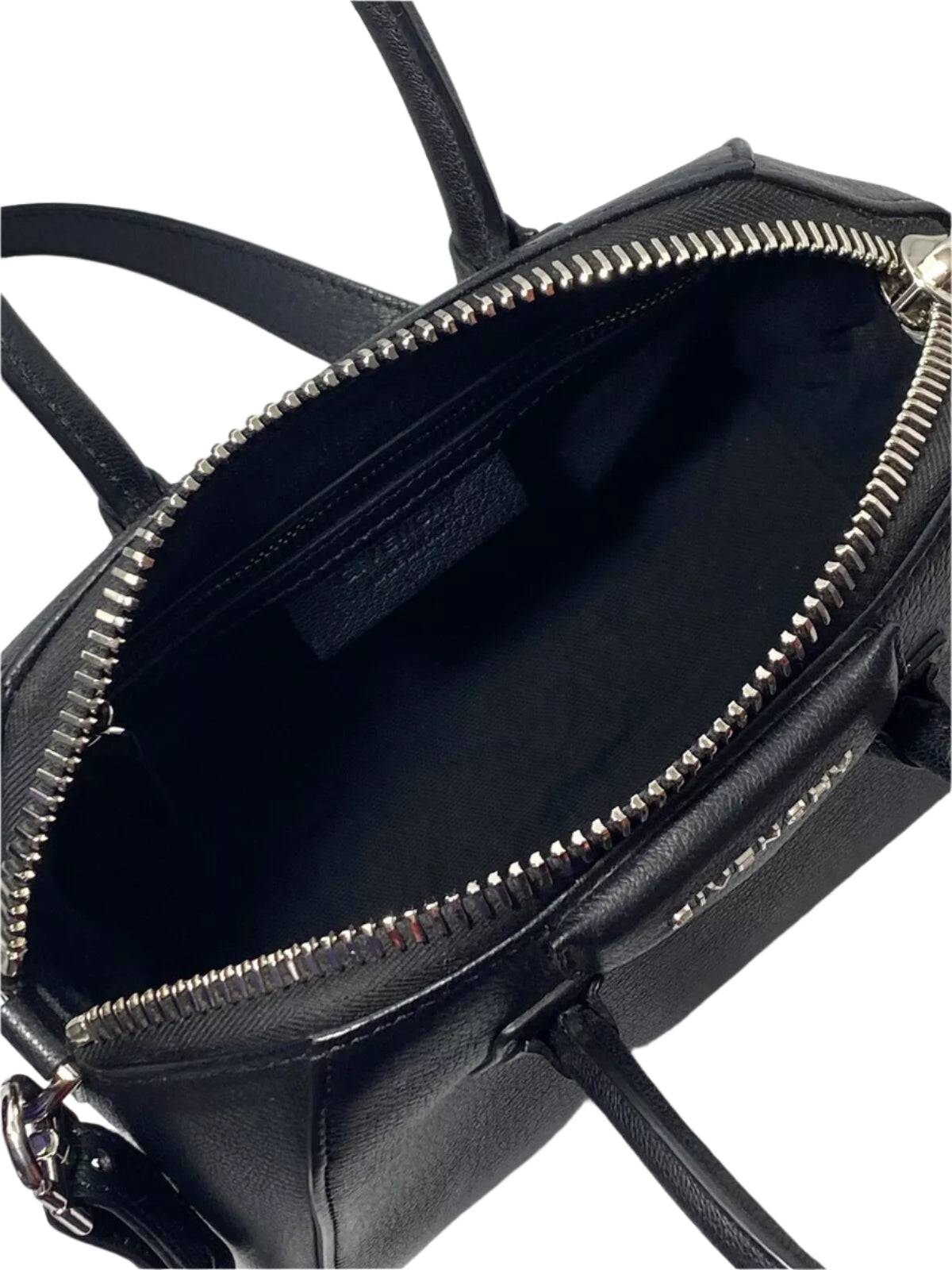 Givenchy Mini Antigona bag in grained leather Black