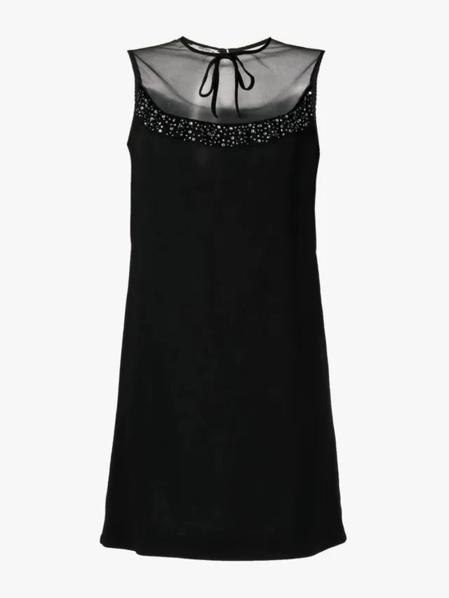 Miu Miu Crystal-embellished Minidress